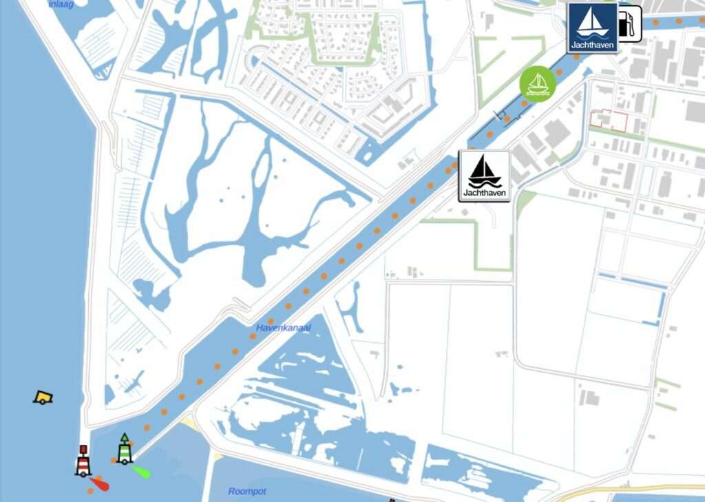 Waterkaart WSV Zierikzee